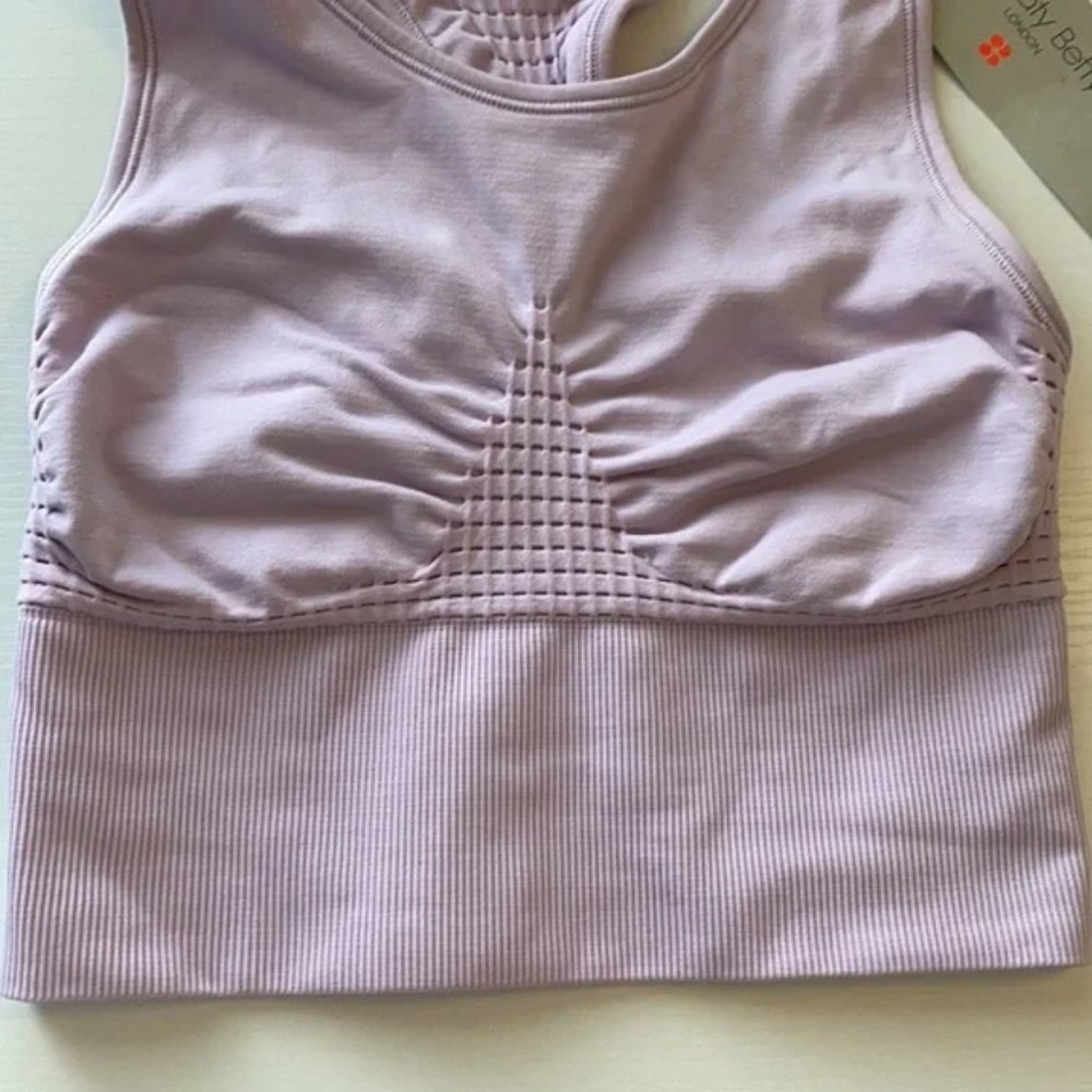NWT Sweaty Betty London Lavender Racerback Active Sports Bra Top - Picture 4 of 11